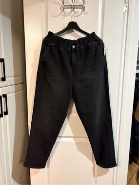 d/C Jeans Black Paperbag Waist Jeans (so comfy like joggers!)